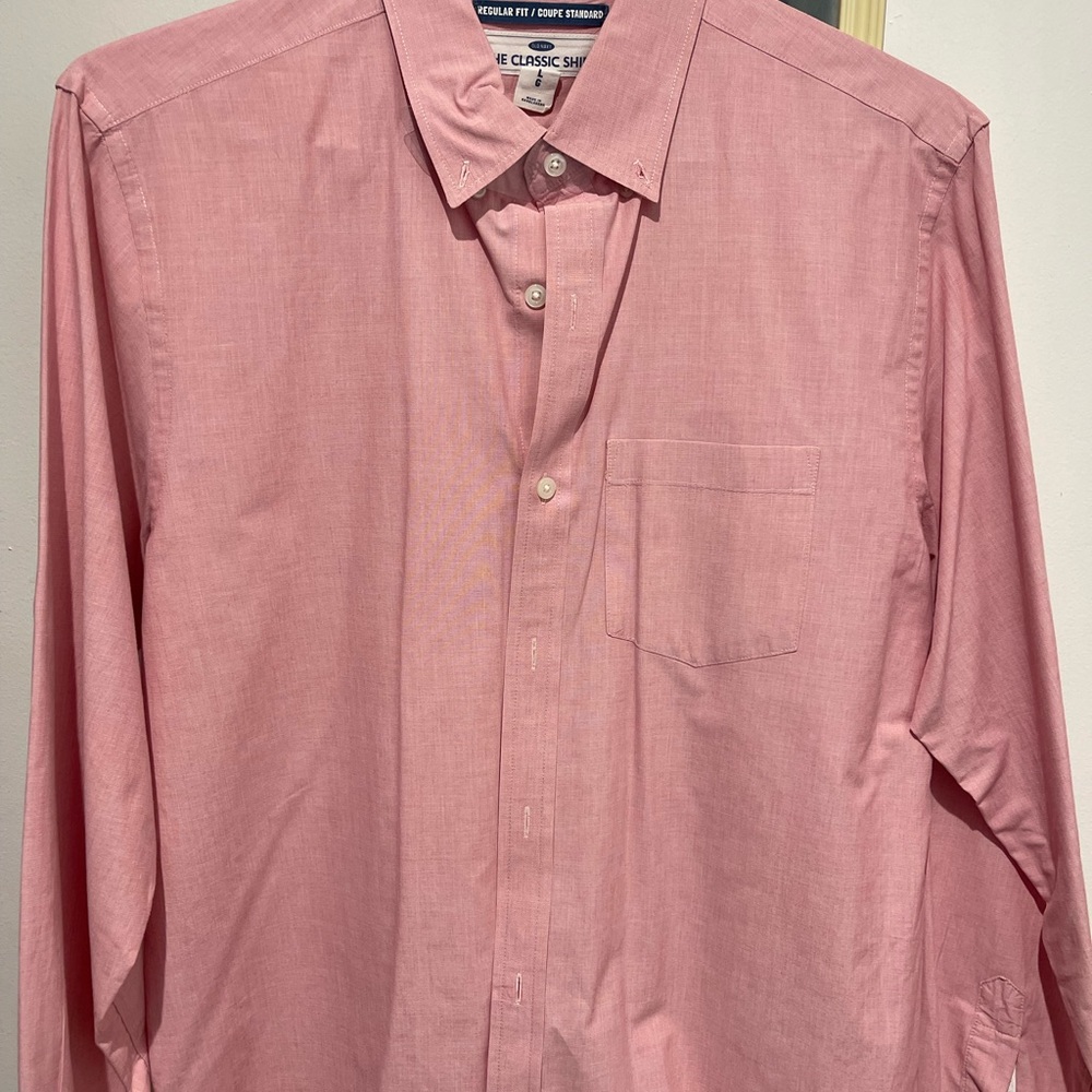 2 mens large regular fit Old Navy shirts